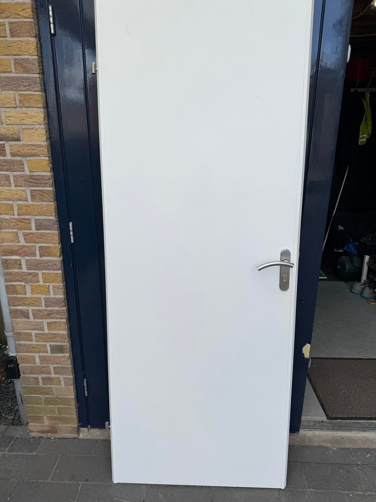 Diverse opdekdeuren: honingraat en hardhout met glas, Doe-het-zelf en Verbouw, Deuren en Horren, Gebruikt, 80 tot 100 cm, Binnendeur