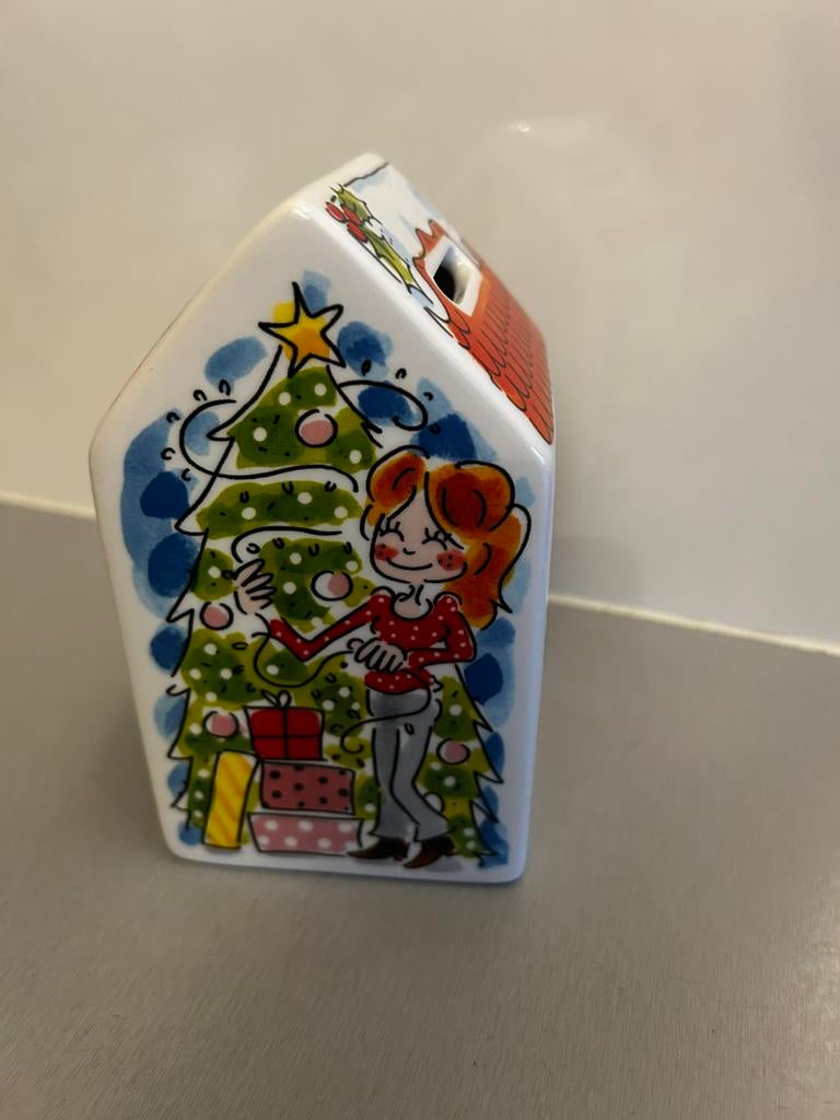 Kerst spaar pot huisje nieuw, Ophalen of Verzenden, Nieuw
