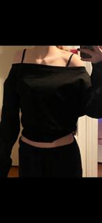 Off the shoulder sweater, Zwart, Nieuw, Ophalen of Verzenden, Maat 36 (S)