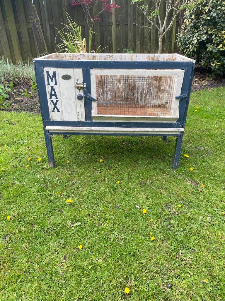 Gratis konijnen hok, Dieren en Toebehoren, Ophalen, 110 cm of meer, Hok, 90 cm of meer