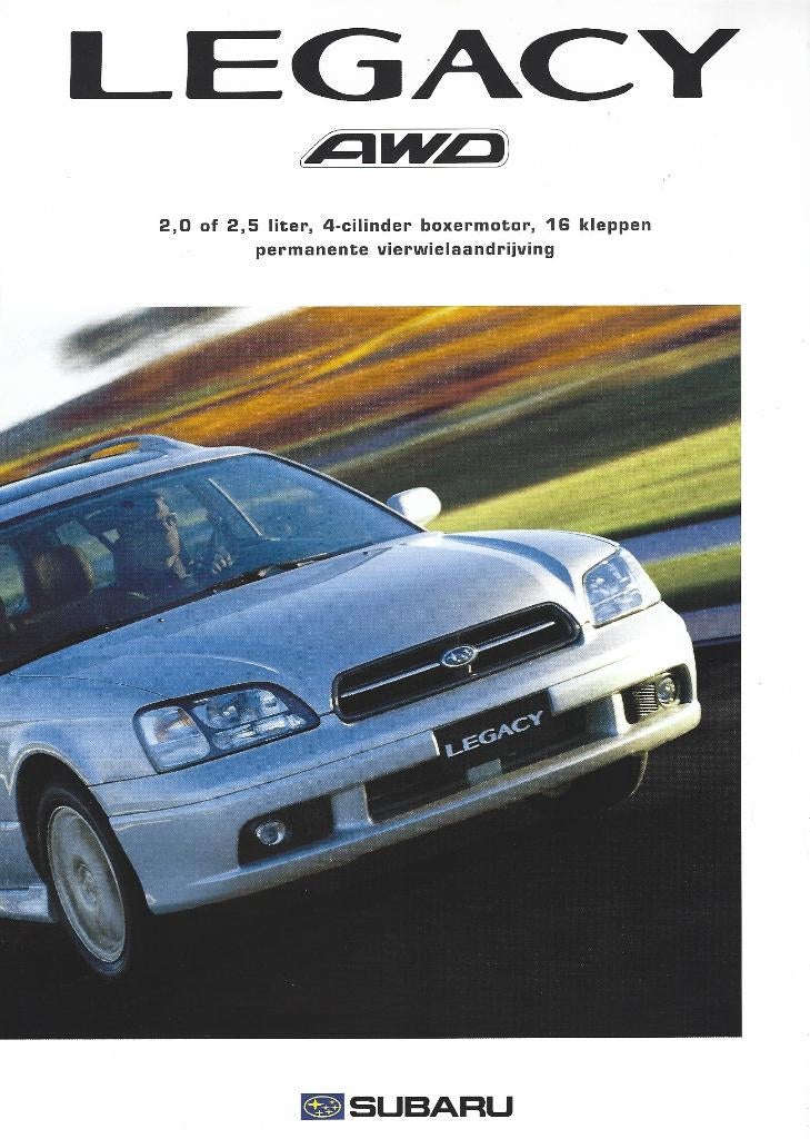 Brochure Subaru Legacy 2001, Ophalen of Verzenden, Gelezen, Mercedes