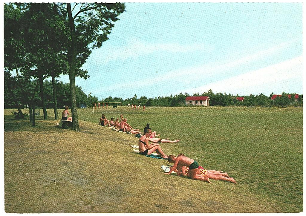 992175 Echten D 1969 Camping Westerbergen Gelopen met zegel
