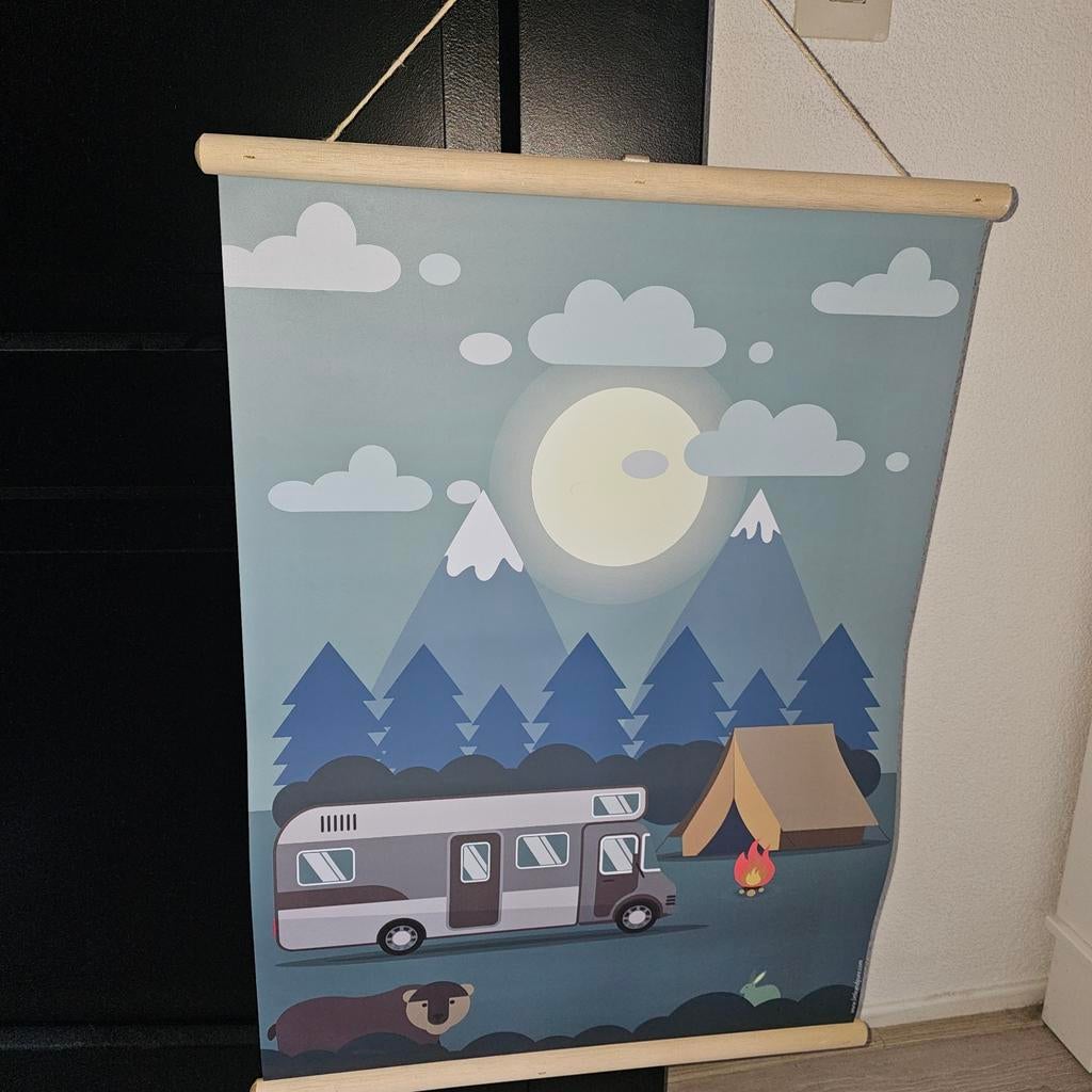 Schoolposter hanger auto's 50x70cm, Ophalen of Verzenden