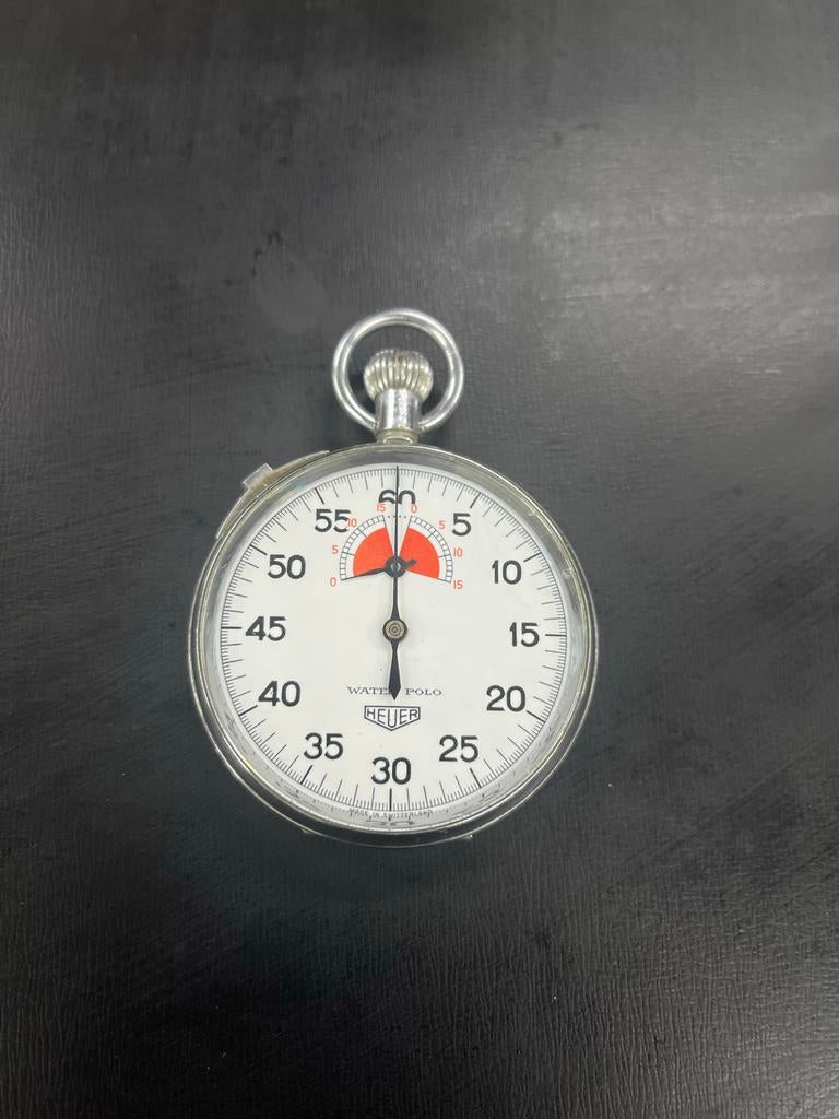 Vintage Tag Heuer Water Polo Stopwatch 1940-1965, Ophalen, Gebruikt