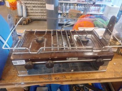 Kooktoestel 3-pits (Optimus), Watersport en Boten, Niet ingevuld, Gebruikt, Niet ingevuld, Niet ingevuld