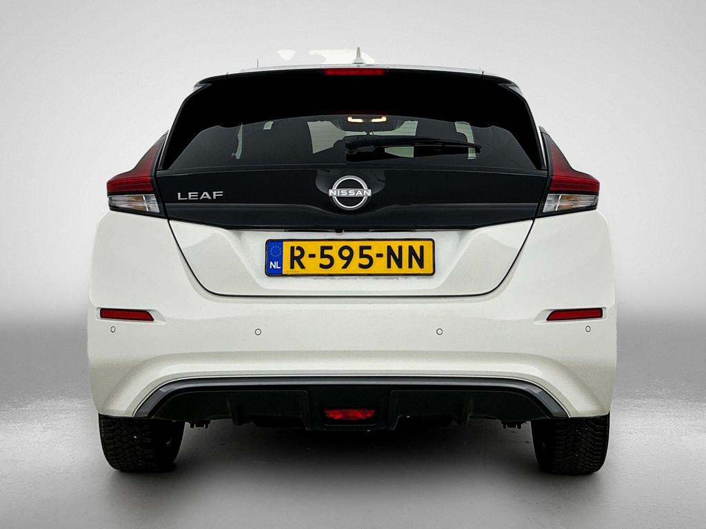 Nissan LEAF N-Connecta 40 kWh | navigatiesysteem full map |a, Auto's, Nissan, Stof, Gebruikt, 150 pk, Wit