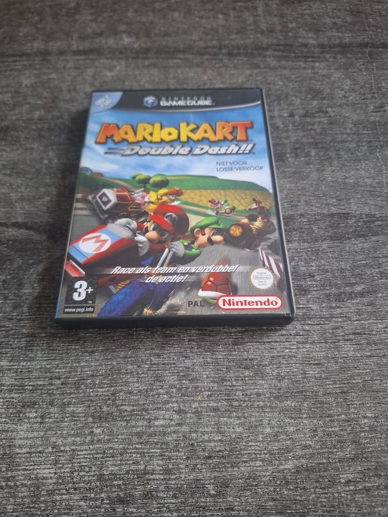 Mario kart double dash, Spelcomputers en Games, Games | Nintendo GameCube, Ophalen, Racen en Vliegen, Zo goed als nieuw, 3 spelers of meer