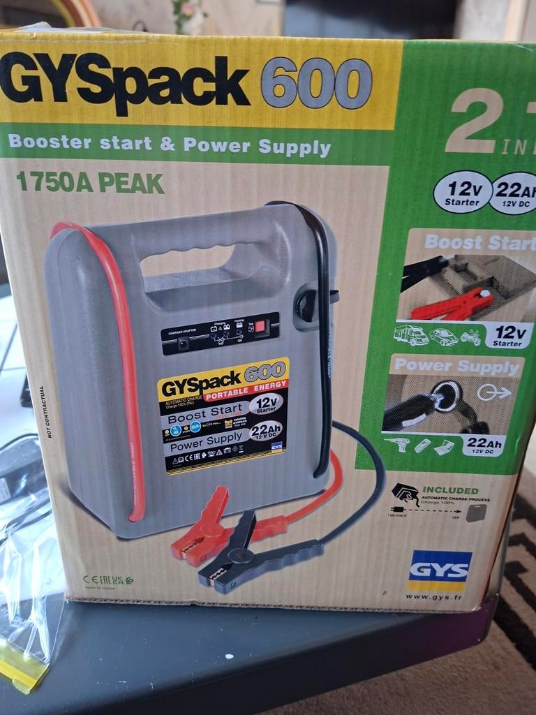 GYS PACK 600 Booster start en power supply, Ophalen of Verzenden, Nieuw
