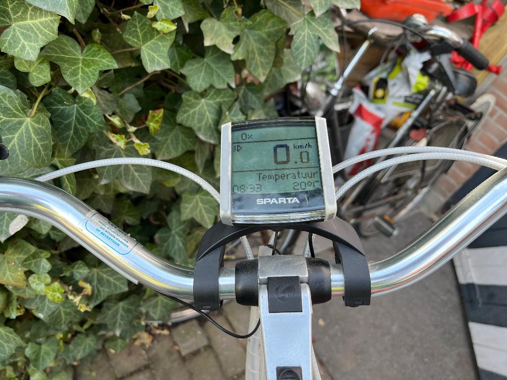 Displa met bediening schakellaar en accu lader Sparta ion, Fietsen en Brommers, Fietsonderdelen, Ophalen