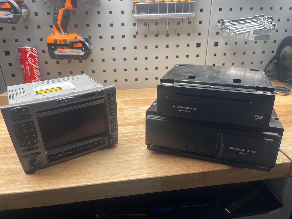 Porsche 997 autoradio  navigatie en cd-wisselaar, Ophalen of Verzenden, Gebruikt