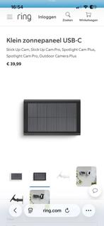 Ring Solar Panel USB-C, Audio, Tv en Foto, Videobewaking, Ophalen of Verzenden, Nieuw