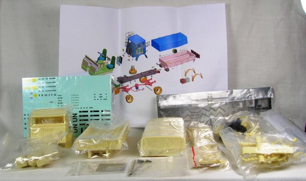 bouwkit: DAF YA 314 cargo - Legervoertuig Nederland - 1:35., Italeri, 1:32 tot 1:50, Nieuw, Ophalen of Verzenden