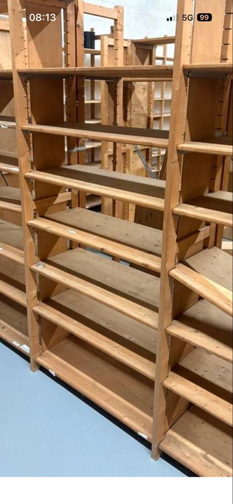 Massief houten schappen 90x40cm - Stellingplanken, Doe-het-zelf en Verbouw, Hout en Planken, Gebruikt, Plank, Overige houtsoorten
