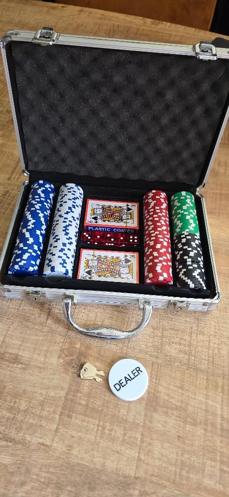 Poker set, Ophalen of Verzenden, Gebruikt