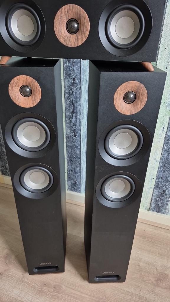 Jamo  luidsprekers, Audio, Tv en Foto, Luidsprekers, Ophalen, Zo goed als nieuw, 120 watt of meer, Front, Rear of Stereo speakers