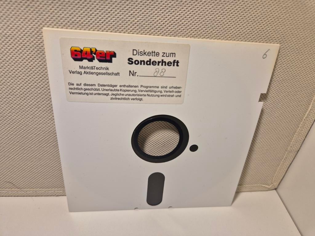 Witte 5.25 inch floppy disk floppie Commodore 64, Computers en Software, Ophalen of Verzenden