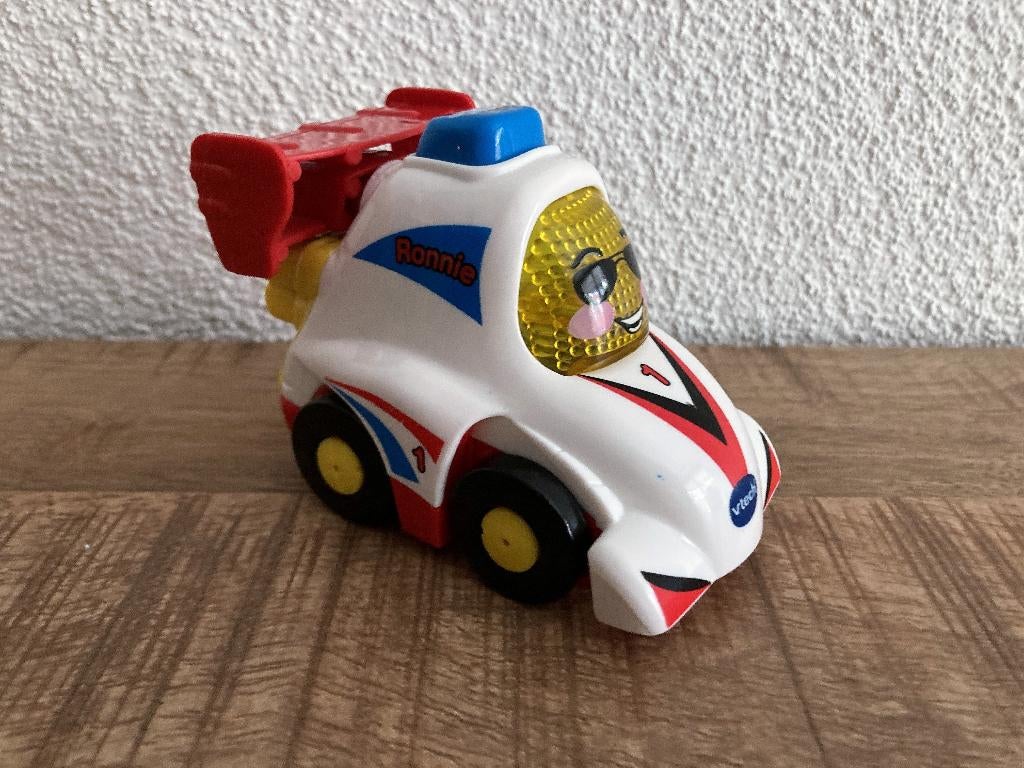 Vtech Toet Toet auto's Ronnie Raceauto in PRIMA staat., Ophalen of Verzenden, Gebruikt, 6 maanden tot 2 jaar