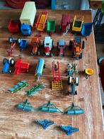 Set Britains / lone star metalen tractor en landbouwmachine, Ophalen of Verzenden