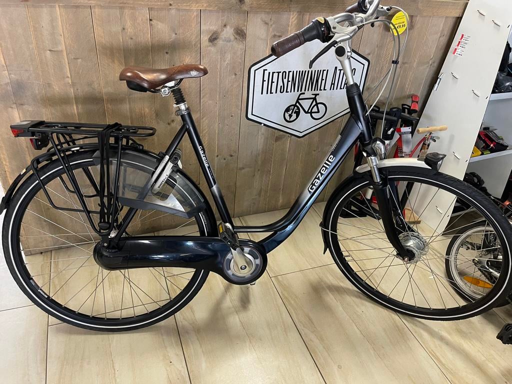 Gazelle orange comfort 28 inch 7V framemaat 57 cm, Ophalen, Versnellingen, 56 cm of meer, Zo goed als nieuw