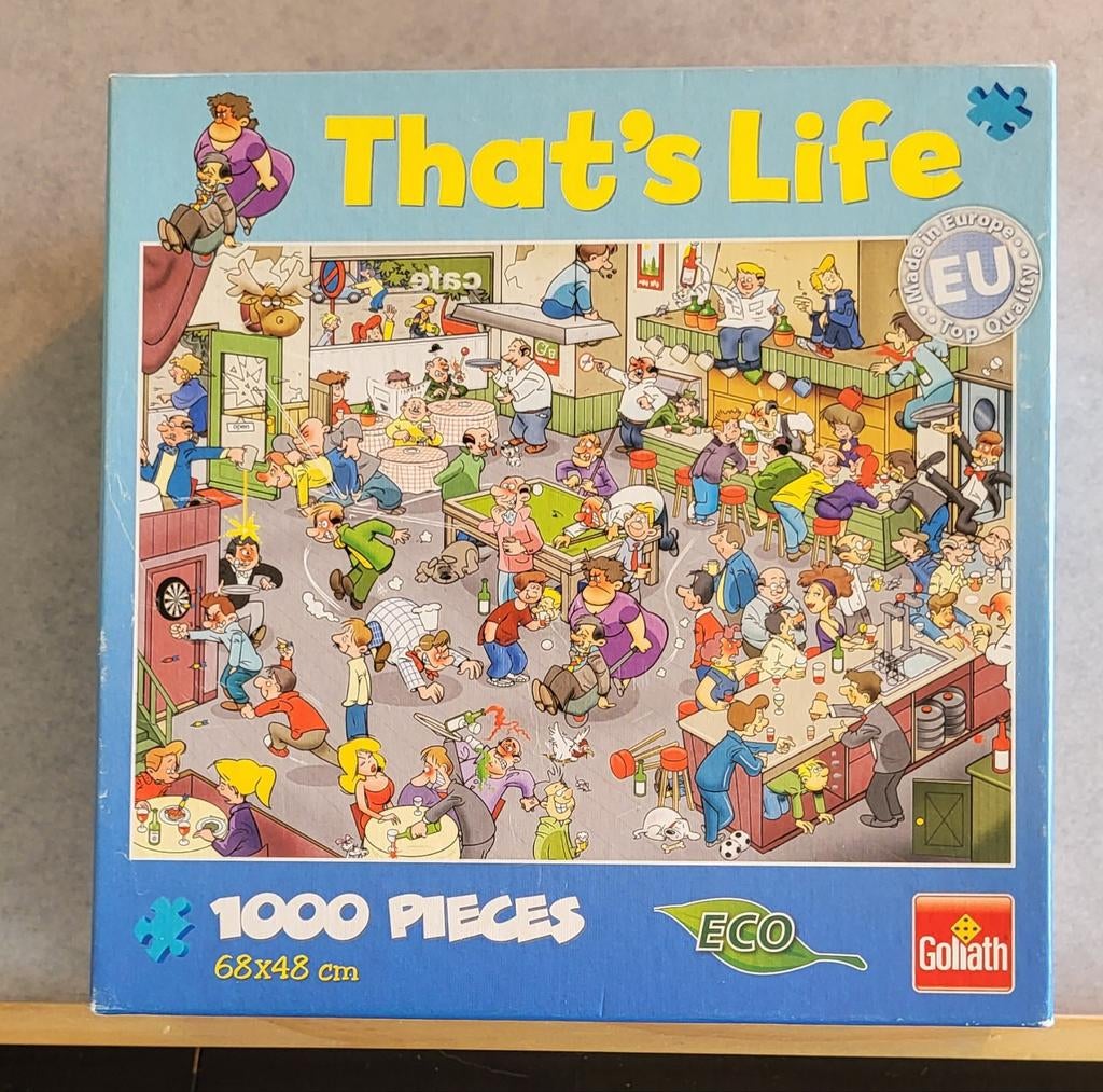 Puzzel that's life 1000 stukjes van Goliath, Ophalen, 500 t/m 1500 stukjes, Zo goed als nieuw