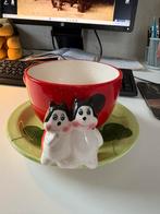 Grote Kop en Schotel Lieveheersbeestje - L. Dake en Zn., Keramiek, Nieuw, Ophalen of Verzenden, Overige stijlen