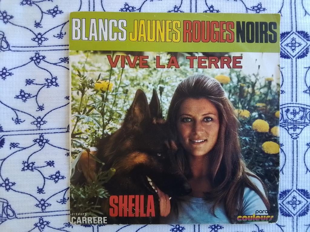 Sheila               Blancs jaunes rouges noirs, Cd's en Dvd's, Vinyl Singles, Ophalen of Verzenden, Zo goed als nieuw, Pop, Single