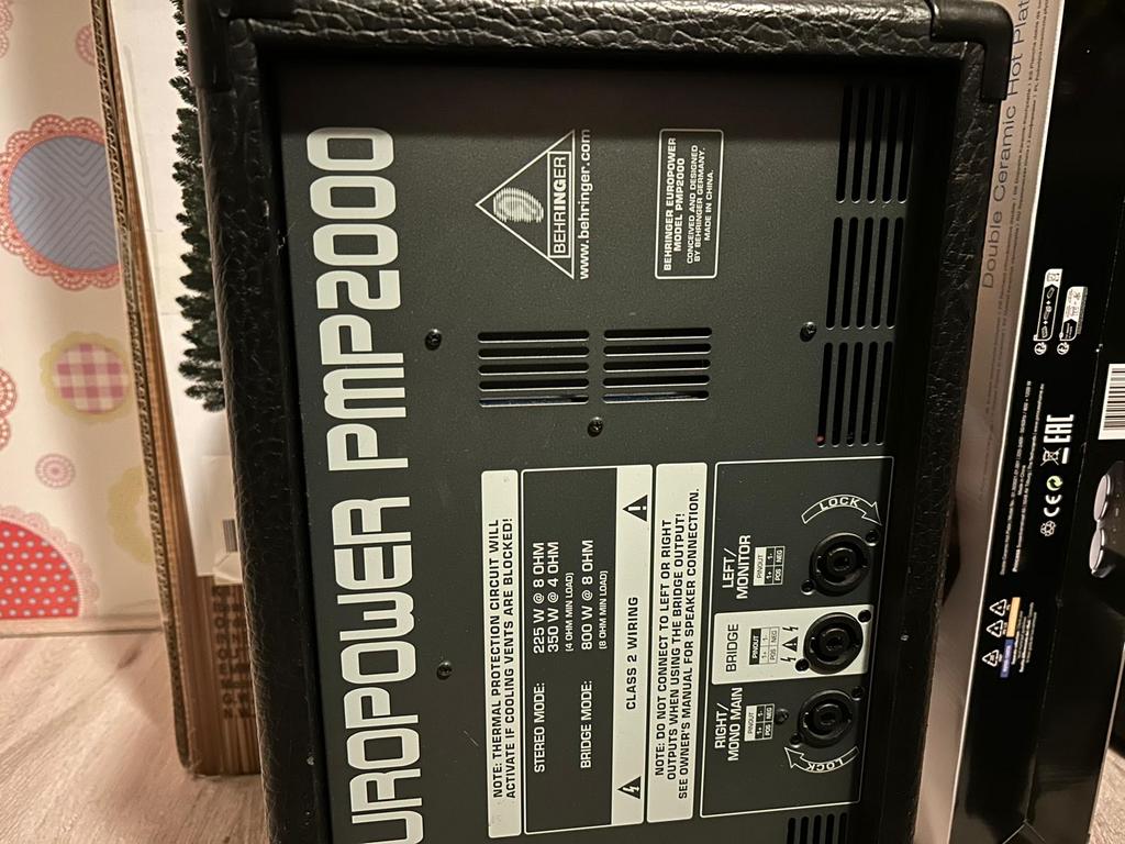 Behringer Europower PMP2000, Muziek en Instrumenten, Mengpanelen, Ophalen of Verzenden, Gebruikt, 5 tot 10 kanalen, Microfooningang