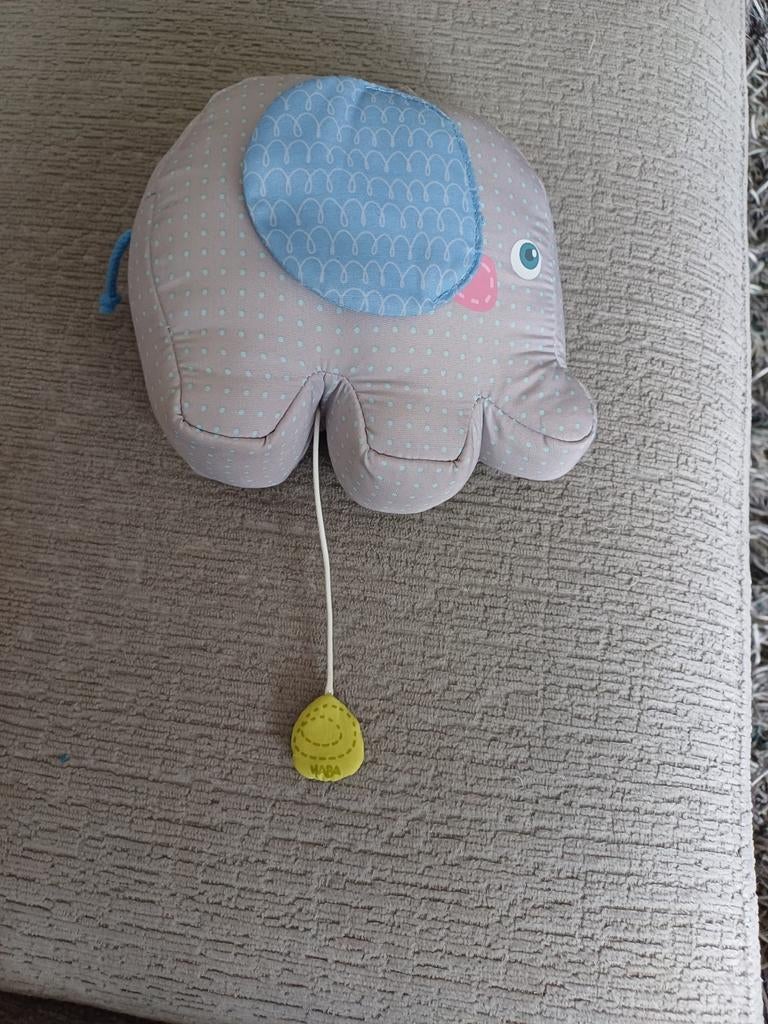 Haba muziekdoosje  / speeldoosje  / olifant, Ophalen of Verzenden, Zo goed als nieuw, Wanddecoratie