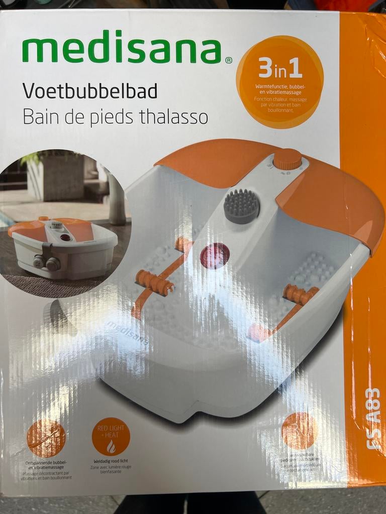 Medisana Voetbubbelbad 3-in-1, Ophalen of Verzenden, Nieuw, Overige typen