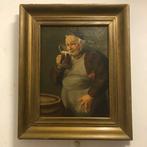 Schilderij 'drinkenboer', Ophalen of Verzenden