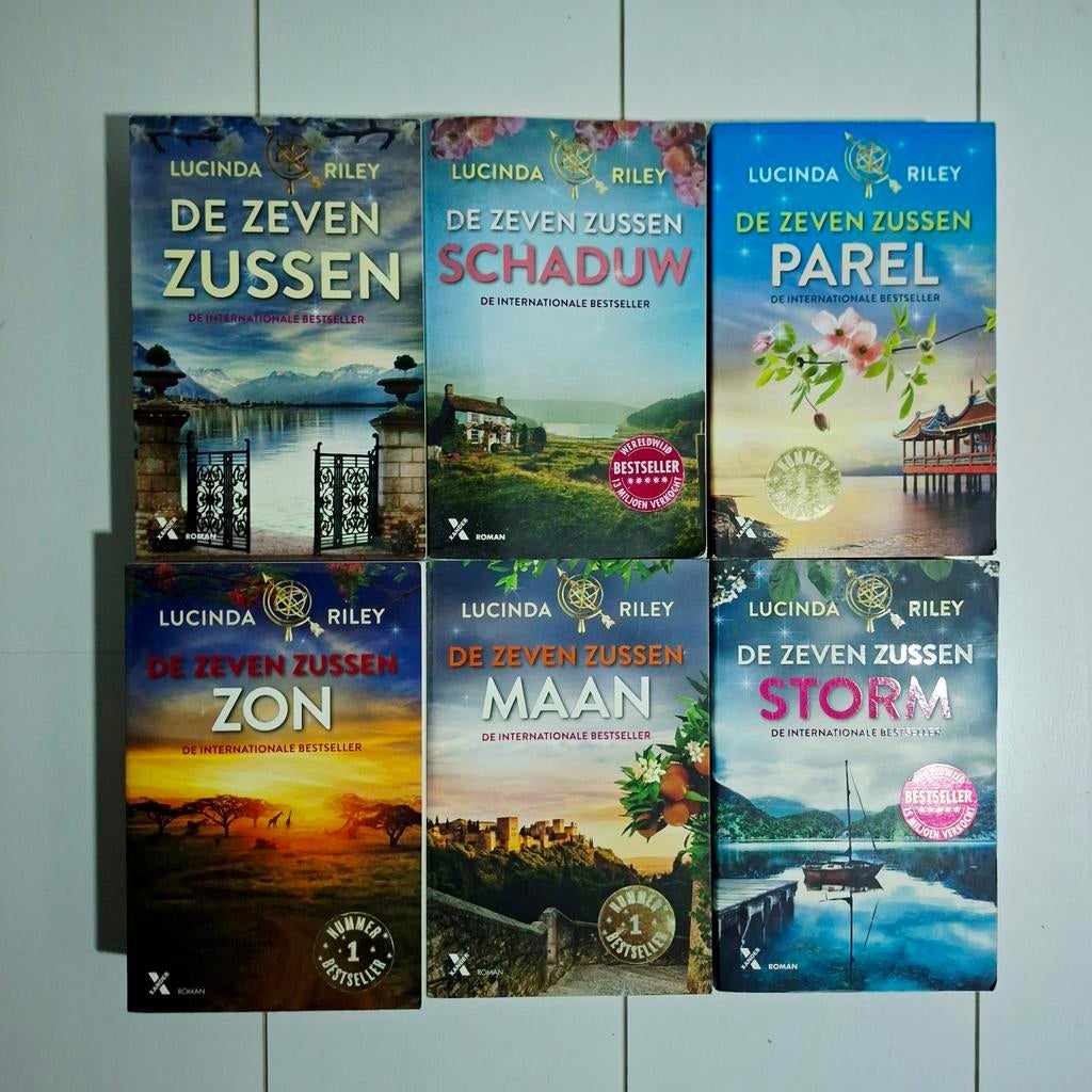De Zeven Zussen serie - Lucinda Riley (6 boeken), Ophalen of Verzenden, Gelezen, Lucinda Riley, Nederland