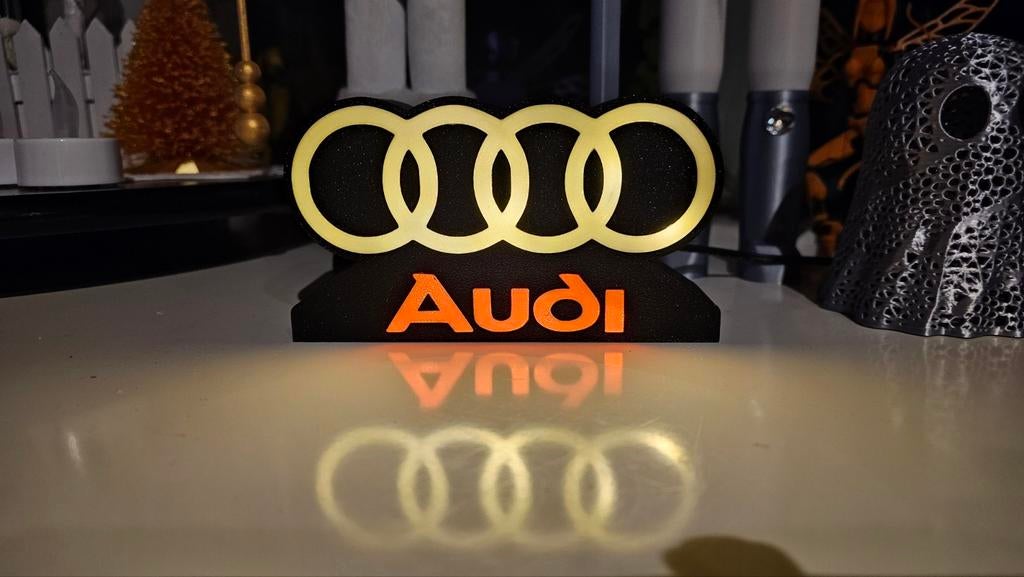 Audi lamp met USB-aansluiting - Sfeervolle Verlichting, Ophalen of Verzenden, Nieuw