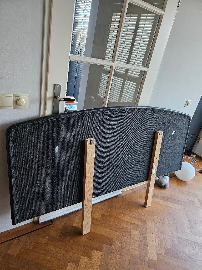 Hoofdbord bed, Ophalen, Overige materialen, Gebruikt, Zwart