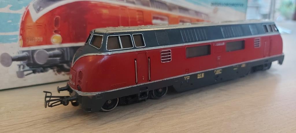 Märklin DB V 200 056 dieselloc artnr 3021 in ovp, Wisselstroom, Wagon, Ophalen of Verzenden, Zo goed als nieuw