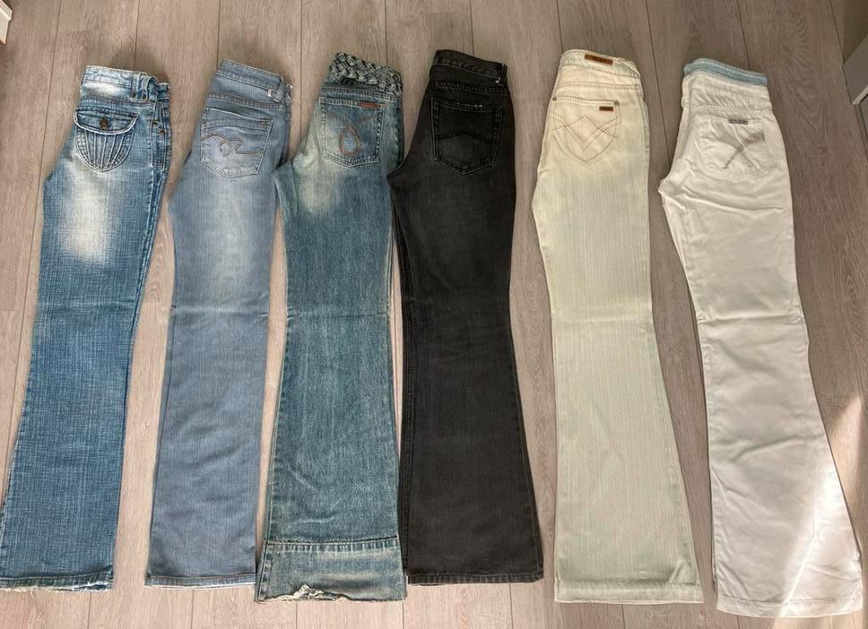 Mango/H&M 6 flared jeans/spijkerbroeken -maat 34/XS, Kleding | Dames, Spijkerbroeken en Jeans, Ophalen of Verzenden, Zo goed als nieuw