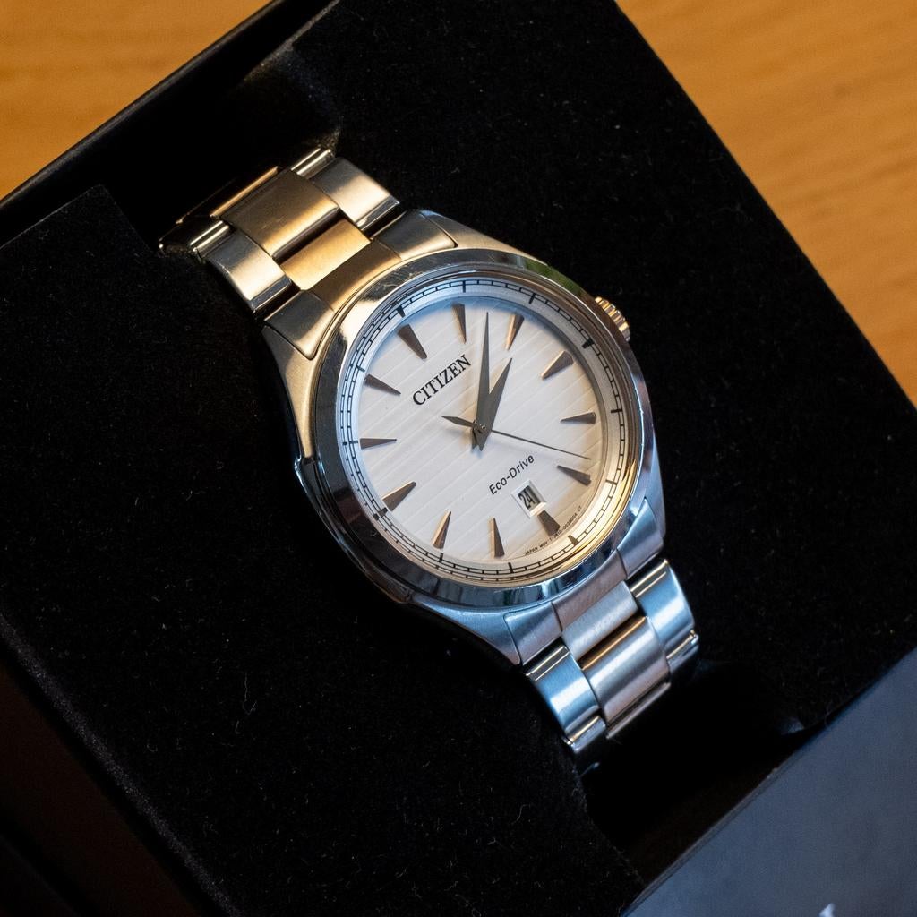 Citizen Eco-Drive Herenhorloge, Staal, Staal, Ophalen of Verzenden, Zo goed als nieuw