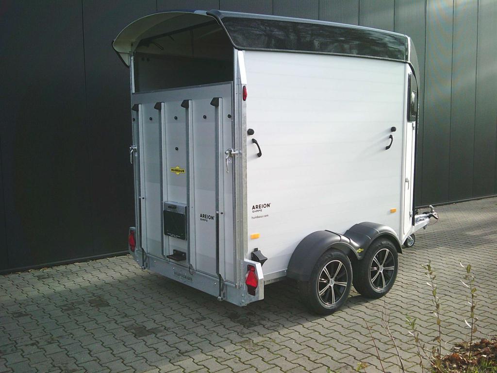 NIEUW. Humbaur Shape 2 paards. Zeer compleet uitgevoerd, Niet ingevuld, 2-paards trailer, Niet ingevuld, Ophalen