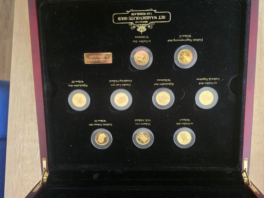 14 karaat gouden munten set, Postzegels en Munten, Munten | Europa | Euromunten, Setje, Overige landen, Goud, Overige waardes