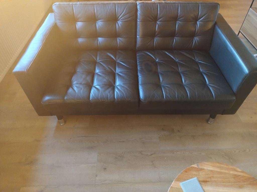 Ikea Landskrona 2-zitsbank met voetenbank, Huis en Inrichting, Ophalen, Gebruikt, 75 tot 100 cm, Modern