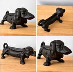 Antieke Schoenenschraper in de vorm van een Teckel Gietijzer, Ophalen