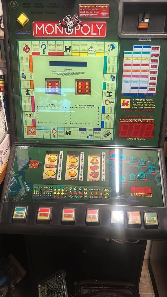 Monopoly Gokkast, Verzamelen, Automaten | Gokkasten en Fruitautomaten, Gebruikt, Euro, Met sleutels, Ophalen