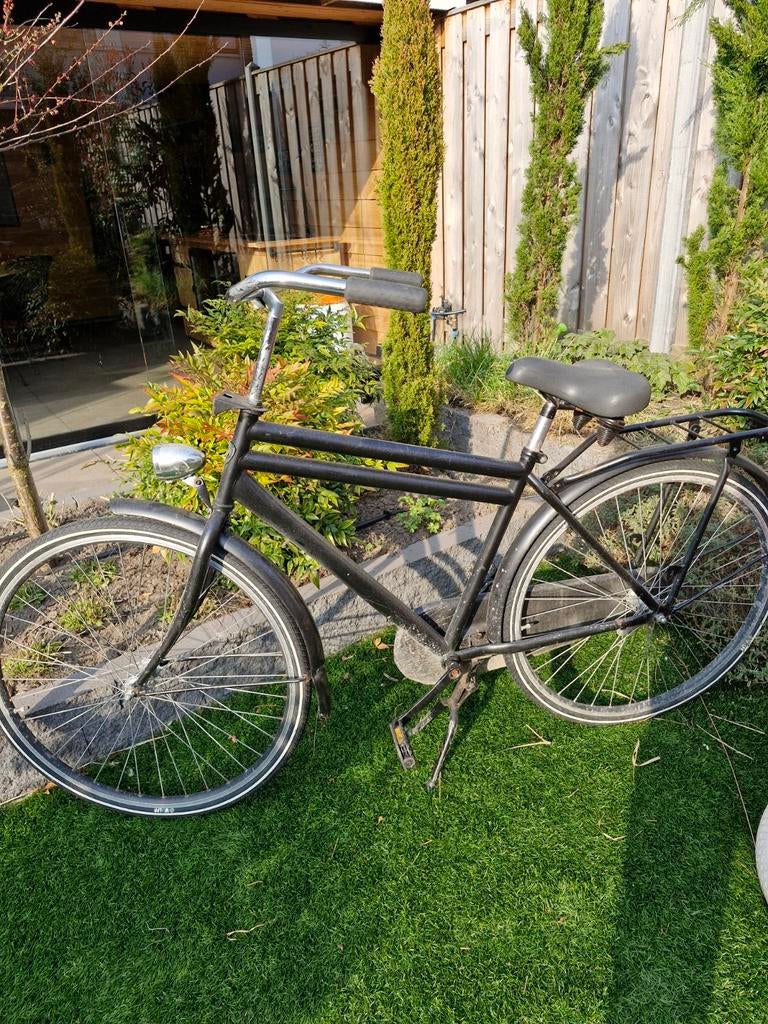 Zwarte jongens fiets, Fietsen en Brommers, Fietsen | Dames | Damesfietsen, Ophalen, Gebruikt, Overige merken