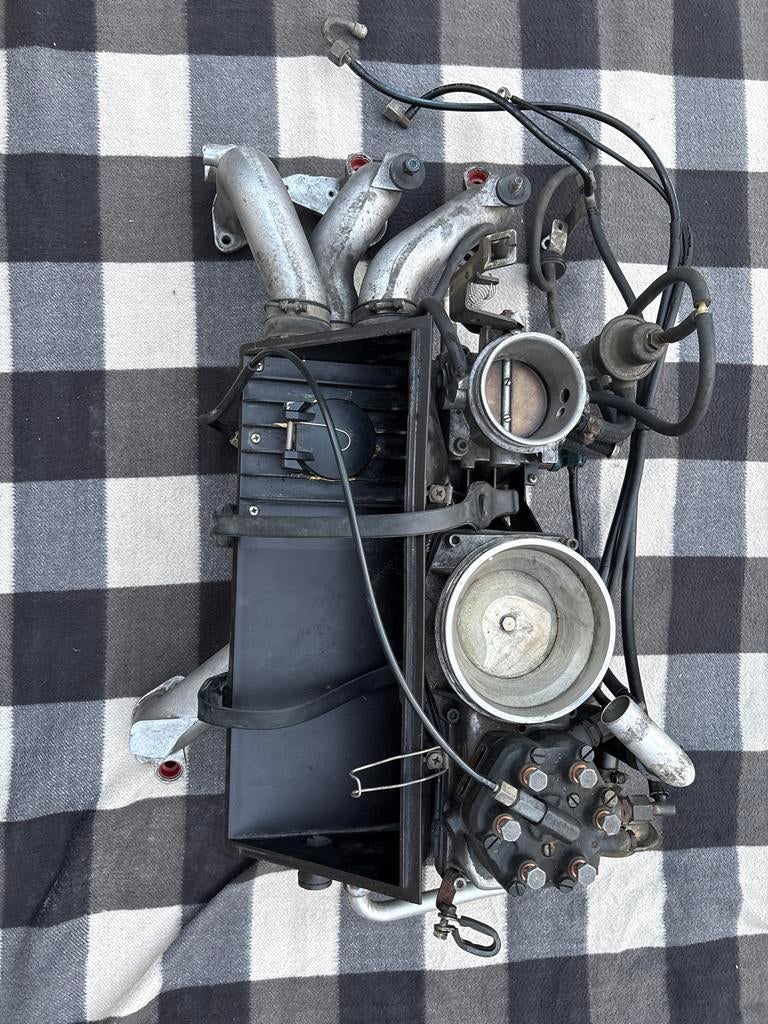 Porsche 911 G model inlaat traject met brandstof verdeler, Auto-onderdelen, Brandstofsystemen, Ophalen of Verzenden, Gebruikt