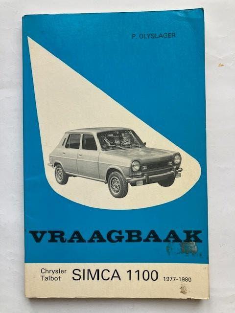 Vraagbaak   Simca / Chrysler / Talbot  1100    1977 - 1980, Verzenden