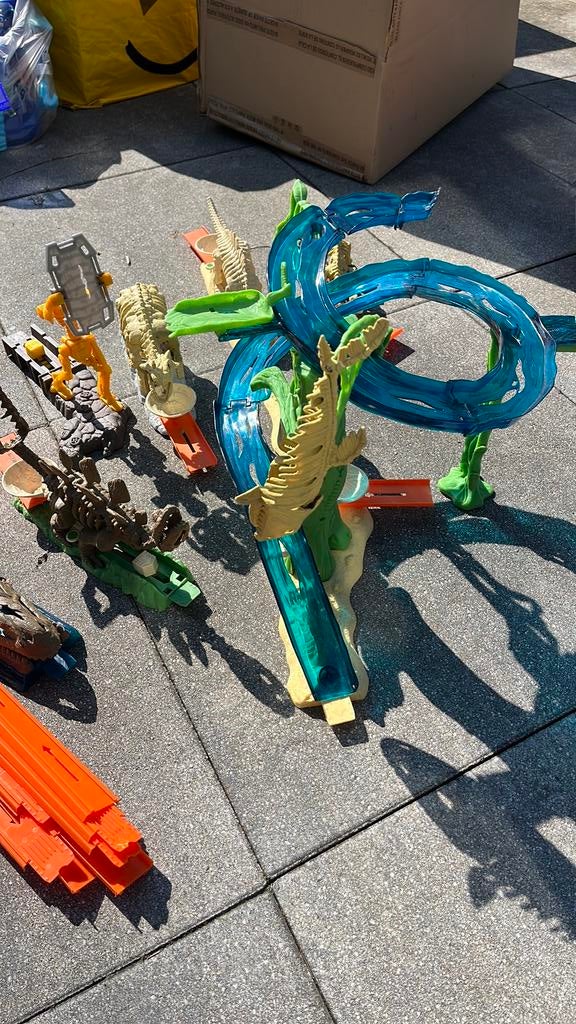 Hot Wheels baan, Ophalen, Gebruikt, Handmatig, Hot Wheels