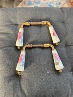 Diverse porseleinen met messing deurklinken, Ophalen