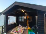 Ruime houten blokhut/schuur, Tuin en Terras, Tuinhuizen, Ophalen, 250 tot 500 cm, Schuur, 2 ramen
