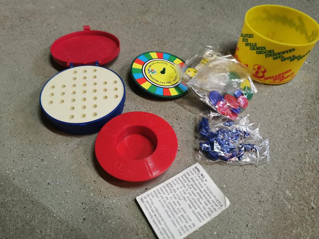 Spellenpotje met diverse spelletjes, Ophalen of Verzenden, Nieuw