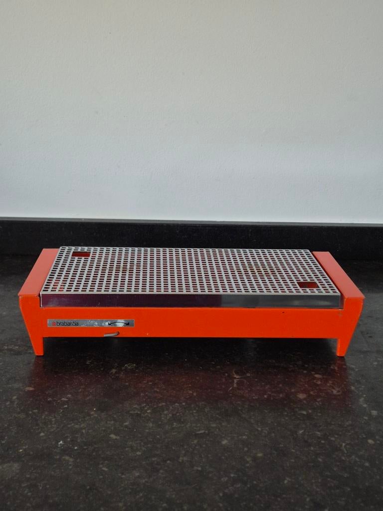 Vintage oranje Brabantia rechaud, Ophalen of Verzenden, Huis en Inrichting
