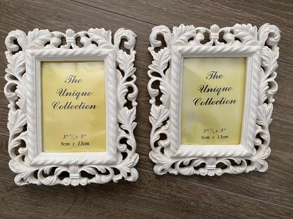Barok fotolijstjes fotolijsten 2x, Ophalen of Verzenden, Gebruikt